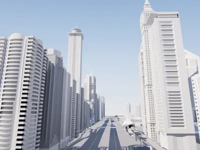 Dubai International Financial Centre 3D model