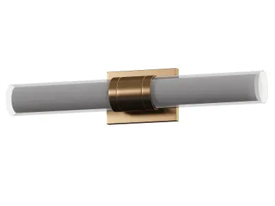  Porta - aged brass and opal rechargeable table lamp 3D model