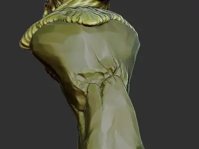 Skull alien 3D model