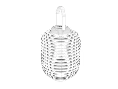 Reed Lamp 1 3D model