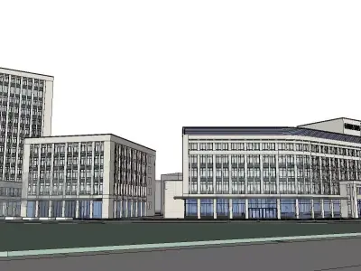 vacation spot-Resort-Fashion Leisure Hotel-0211 3D model