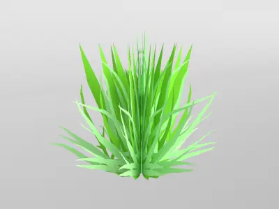 Grass 004 Free low-poly 3D model
