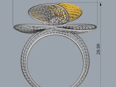  FUSION LIGHT RING COLLECTION-RB10- 3D print model