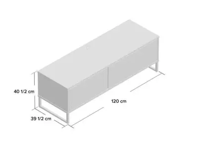TV Stand - 3 Colour 3D model