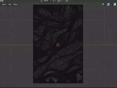  Modern wavey Relief Panel Wall Decor Set STL Mural CNC 357 3D model