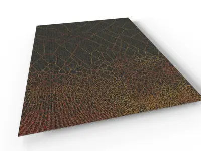 Ruggable Kella Sunburst Rug Low-poly 3D model