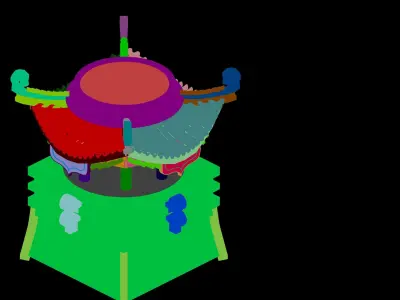 Game City - Architecture - Tower Block 3D model