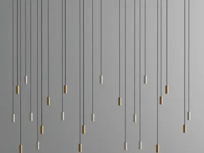 Volta Pendant Light 3D model