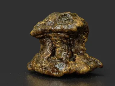 Low poly Stalactite Cave Modular Pack B 2020 Low-poly 3D model