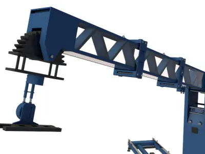 Technodolly Camera Crane 3D model