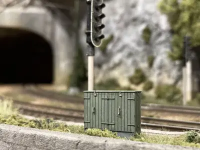 LINE-0036 Line side detail set for Sweden H0-scale 24 items 3D print model