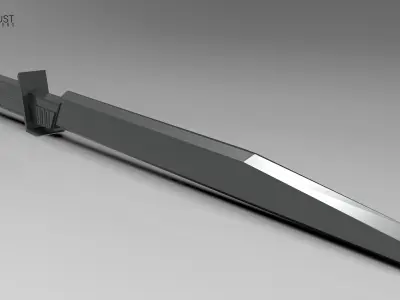 Darksaber sword for 1 12 scale Black series 6 inch 3D print model