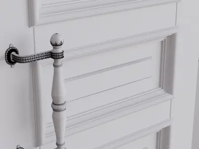 Classic door 3D model
