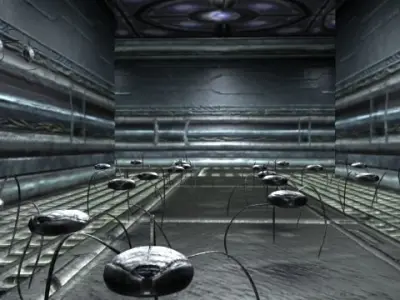 Spider Robot Minority Report Low-poly 3D model