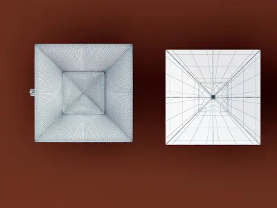 patio umbrella 02 3D model