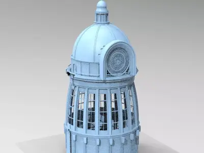 DR Strange Tower observatory 3 3D model
