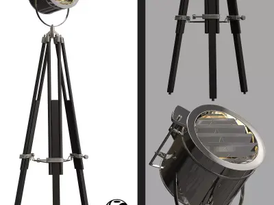Riflettore Floor Standing Light 3D model