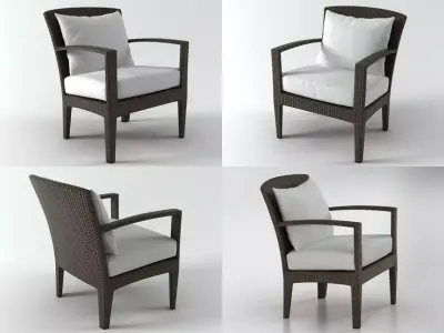 Panama Lounge Chair 3D model