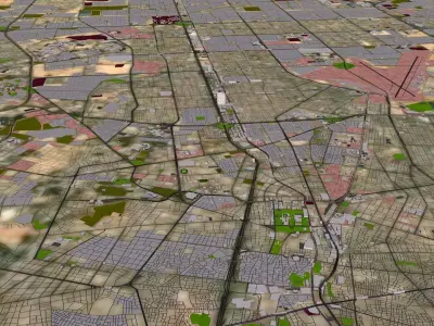 Riyadh City May 2021 textured Low-poly 3D model