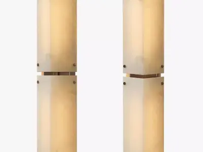 REYNARD ALABASTER GRAND SCONCE 3D model