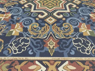 Seamless Carpet Series 5 Texture PBR 4K Texture