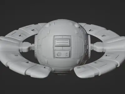 SCIFI Drone 3D model by Arobaco