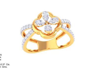  Women Ring MTL 3dm STL OBJ FBX Details 3D print model 27