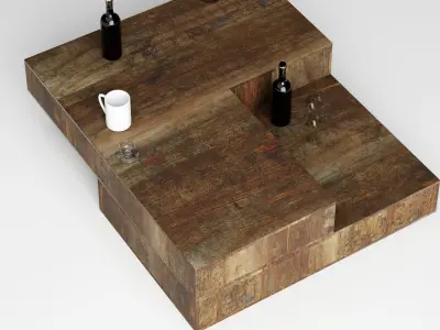 Coffee Table - High Quality Furniture 02 3D model