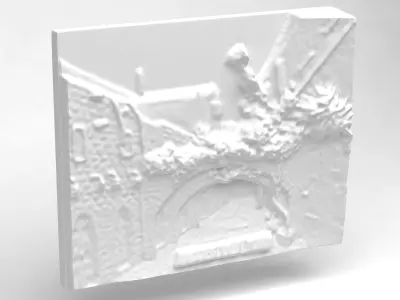 Rhodes Greece Magnet Souvenir 3D print model