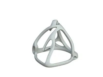 SciFi Cube Object No 63799 Low Poly Shape Low-poly 3D model