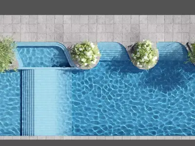 SWIMMING POOL NO121 A 3D model