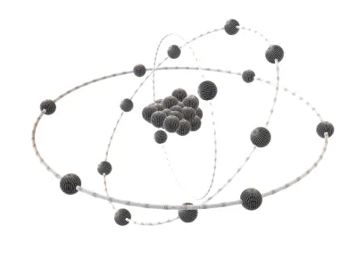 Sulfur Chemical Element v2 003 Low-poly 3D model
