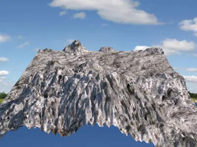 Terrain 3D model get