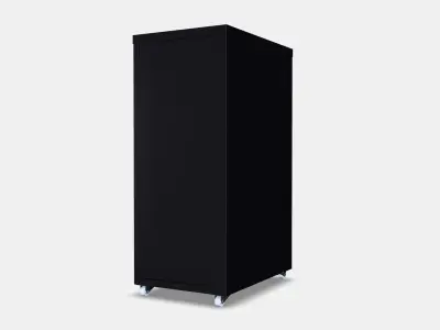 HELMER Drawer unit on castors 3 1 3D model