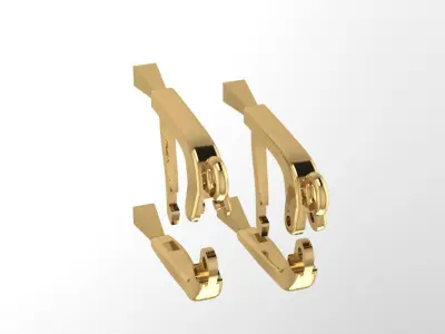  hinge and Lock 3D print model