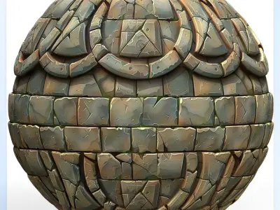 Stylized Wall Seamless Texture Texture 7