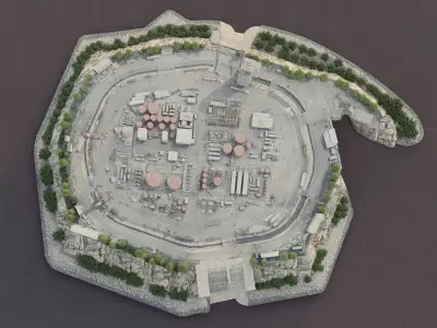 ISLAND OUTPOST 3D model