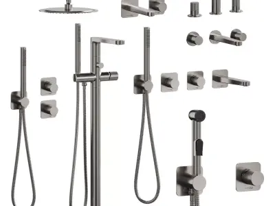 Mixer Set WasserKRAFT Tauber 6400 3D model