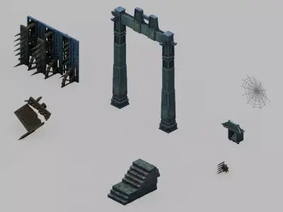 Game Dungeon - Arch 32 3D model
