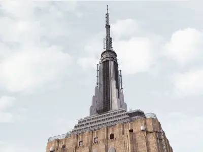 Empire State Building Low-poly 3D model