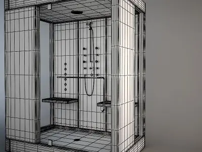 KOS Kosmic 2 hydromassage cabin 3D model