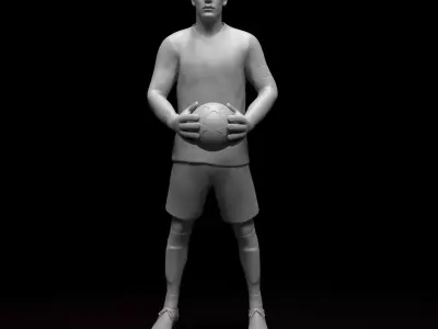 Neuer Bayern Munich Football Player STL files 3D print model 3D print model