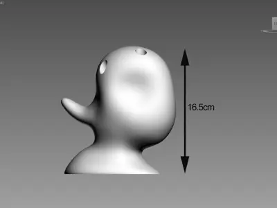 minimal modern pen holder Cyborg pen holder 3D print model