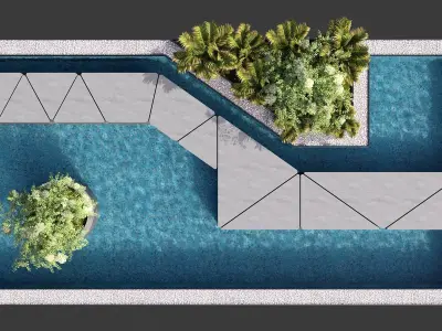 SWIMMING POOL NO100 A 3D model