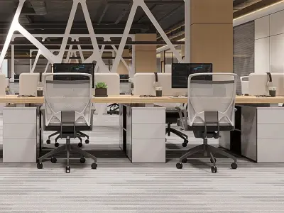 Modern Public Office 3D model