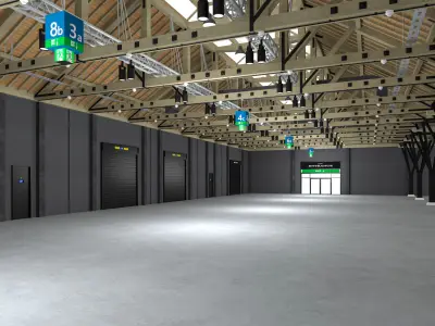 Exhibition Hall 33 3D model