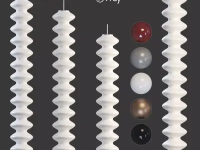 TUBES MILANO vertical 3D model