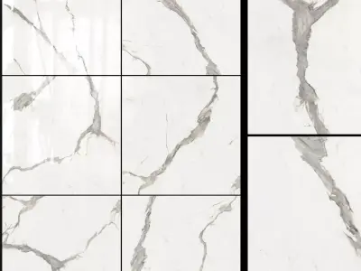 ABK Sensi Up Statuario Versilia 1200x1200 3D model