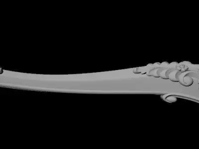 leg High quality 3d models for processing on a cnc machine  3D model 33