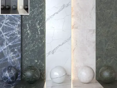 Marazzi Grande Marble Look Tile Collection - Vol 3 -Set of 60 Texture